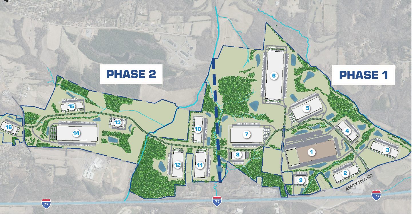 Larkin Regional Commerce Park master site plan