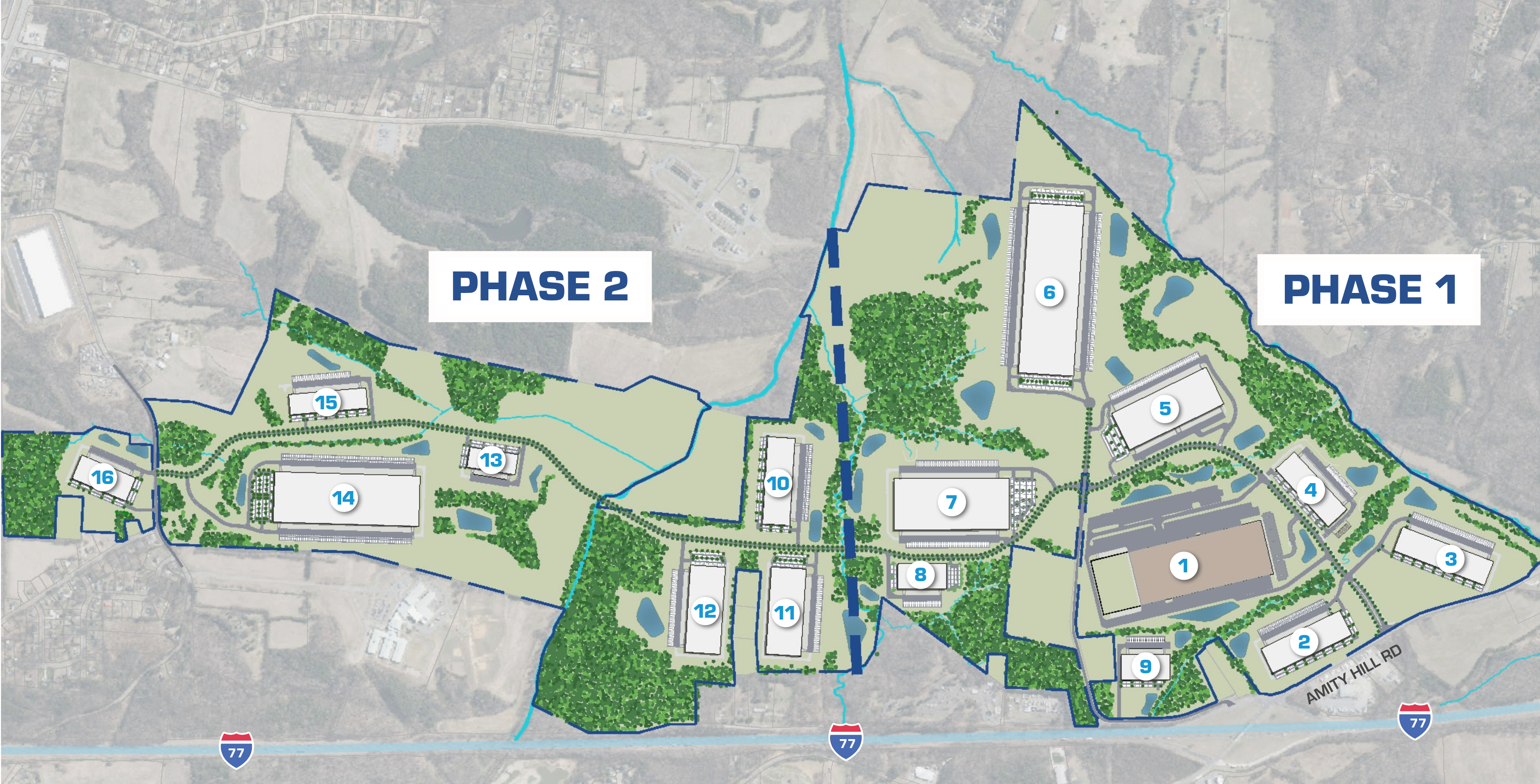 Larkin Regional Commerce Park master site plan
